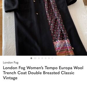 London Fog coat for @bigtOne